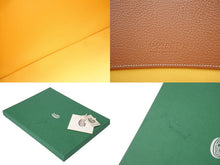 Load image into Gallery viewer, 新品同様 GOYARD ゴヤール セナMM クラッチバッグ SENAT2MMLTY01CL03P ブラック ブラウン PVC レザー 中古 4c073624