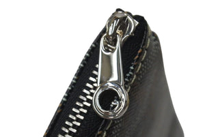 新品同様 GOYARD ゴヤール セナMM クラッチバッグ SENAT2MMLTY01CL03P ブラック ブラウン PVC レザー 中古 4c073624