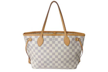 Load image into Gallery viewer, LOUIS VUITTON ルイヴィトン トートバッグ ネヴァーフルPM ダミエアズールキャンバス N41362 ホワイトゴールド金具 美品 中古 4c073628