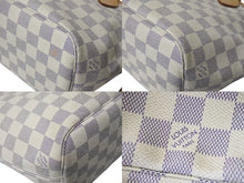 Load image into Gallery viewer, LOUIS VUITTON ルイヴィトン トートバッグ ネヴァーフルPM ダミエアズールキャンバス N41362 ホワイトゴールド金具 美品 中古 4c073628