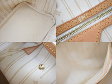 Load image into Gallery viewer, LOUIS VUITTON ルイヴィトン トートバッグ ネヴァーフルPM ダミエアズールキャンバス N41362 ホワイトゴールド金具 美品 中古 4c073628
