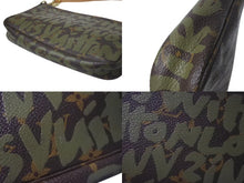 Load image into Gallery viewer, LOUIS VUITTON ルイヴィトン ポシェットアクセソワールモノグラムグラフィティ M92191 ハンドバッグ カーキ 美品 中古 4c073629