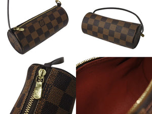 LOUIS VUITTON ルイヴィトン ハンドバッグ パピヨン30 ダミエキャンバス N51303 ブラウン ゴールド金具 美品 中古 4c073633