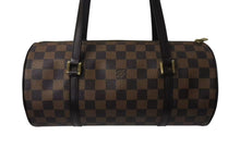 Load image into Gallery viewer, LOUIS VUITTON ルイヴィトン ハンドバッグ パピヨン30 ダミエキャンバス N51303 ブラウン ゴールド金具 美品 中古 4c073633