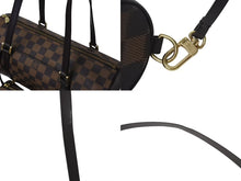 Load image into Gallery viewer, LOUIS VUITTON ルイヴィトン ハンドバッグ パピヨン30 ダミエキャンバス N51303 ブラウン ゴールド金具 美品 中古 4c073633