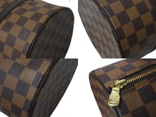 Load image into Gallery viewer, LOUIS VUITTON ルイヴィトン ハンドバッグ パピヨン30 ダミエキャンバス N51303 ブラウン ゴールド金具 美品 中古 4c073633