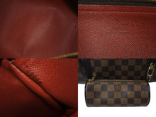 Load image into Gallery viewer, LOUIS VUITTON ルイヴィトン ハンドバッグ パピヨン30 ダミエキャンバス N51303 ブラウン ゴールド金具 美品 中古 4c073633
