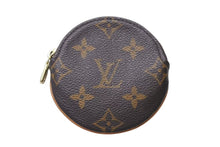 Load image into Gallery viewer, 極美品 LOUIS VUITTON ルイヴィトン コインケース ポルトモネロン モノグラムミニキャンバス ブラウン M61926 円形 中古 4c073646