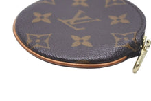 Load image into Gallery viewer, 極美品 LOUIS VUITTON ルイヴィトン コインケース ポルトモネロン モノグラムミニキャンバス ブラウン M61926 円形 中古 4c073646