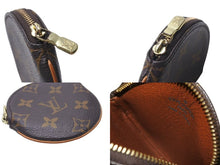Load image into Gallery viewer, 極美品 LOUIS VUITTON ルイヴィトン コインケース ポルトモネロン モノグラムミニキャンバス ブラウン M61926 円形 中古 4c073646