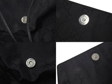 Load image into Gallery viewer, GUCCI グッチ GG柄 リュック バックパック デイバッグ イタリア製 002058 GGナイロン レザー ブラック 美品 中古 4c073656