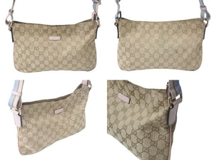 GUCCI グッチ sherry line shoulder bag シェリーラインショルダーバック GGキャンバス 189749 美品 中古 4c073660
