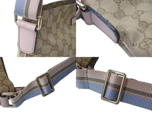 GUCCI グッチ sherry line shoulder bag シェリーラインショルダーバック GGキャンバス 189749 美品 中古 4c073660
