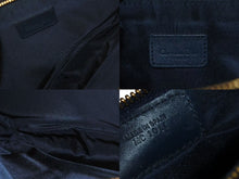 Load image into Gallery viewer, Christian Dior クリスチャンディオール トロッター サドルバッグ ワンショルダーバッグ サドルポーチ MC1012 ネイビー 美品 中古 4c073668