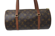 Load image into Gallery viewer, 極美品 LOUIS VUITTON ルイヴィトン ハンドバック パピヨン30 GM 筒型 モノグラム M51365 ゴールド金具 ブラウン 中古 4c073670
