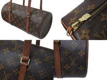 Load image into Gallery viewer, 極美品 LOUIS VUITTON ルイヴィトン ハンドバック パピヨン30 GM 筒型 モノグラム M51365 ゴールド金具 ブラウン 中古 4c073670