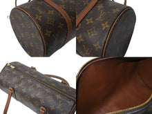Load image into Gallery viewer, 極美品 LOUIS VUITTON ルイヴィトン ハンドバック パピヨン30 GM 筒型 モノグラム M51365 ゴールド金具 ブラウン 中古 4c073670