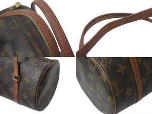 LOUIS VUITTON ルイヴィトン パピヨン26 ハンドバッグ M51386 モノグラム ブラウン ゴールド金具 美品 中古 4c073671
