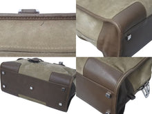 Load image into Gallery viewer, LOEWE ロエベ アマソナ28 ハンドバッグ 010403 アナグラムロゴ スウェード レザー ブラウン シルバー金具 良品 中古 4c073673