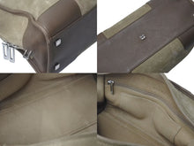 Load image into Gallery viewer, LOEWE ロエベ アマソナ28 ハンドバッグ 010403 アナグラムロゴ スウェード レザー ブラウン シルバー金具 良品 中古 4c073673