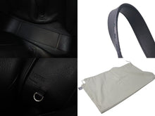 Load image into Gallery viewer, LOEWE ロエベ ハンモック ラージ 2WAY トートバッグ グリーン ブラック レザー スウェード ハンドバッグ ロゴ シルバー金具 美品 中古 4c073676