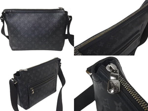 LOUIS VUITTON ルイヴィトン モノグラム エクリプス オディセ メッセンジャーPM ショルダーバッグ M44223 ブラック 美品 中古 4c073679
