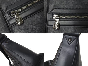 LOUIS VUITTON ルイヴィトン モノグラム エクリプス オディセ メッセンジャーPM ショルダーバッグ M44223 ブラック 美品 中古 4c073679