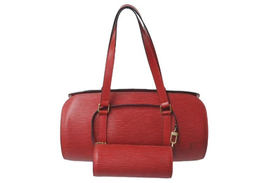 LOUIS VUITTON ルイヴィトン エピ スフロ ハンドバッグ レザー カスティリアンレッド M52227 エピレザー ゴールド金具 美品 中古 4c073680