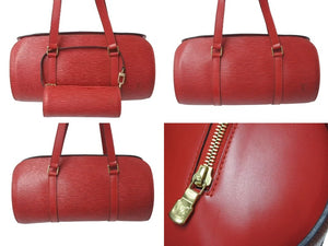 LOUIS VUITTON ルイヴィトン エピ スフロ ハンドバッグ レザー カスティリアンレッド M52227 エピレザー ゴールド金具 美品 中古 4c073680