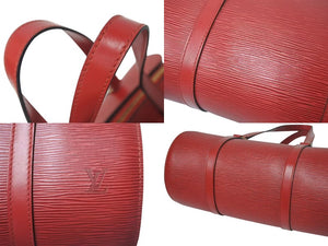 LOUIS VUITTON ルイヴィトン エピ スフロ ハンドバッグ レザー カスティリアンレッド M52227 エピレザー ゴールド金具 美品 中古 4c073680