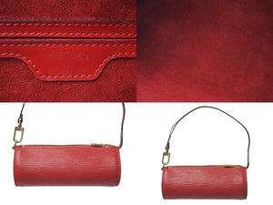 LOUIS VUITTON ルイヴィトン エピ スフロ ハンドバッグ レザー カスティリアンレッド M52227 エピレザー ゴールド金具 美品 中古 4c073680
