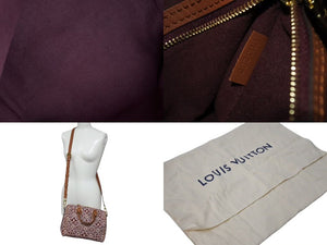 極美品 LOUIS VUITTON ルイヴィトン スピーディ バンドリエール25 ハンドバッグ M57231 ブラウン ワインレッド ゴールド金具 中古 4c073685