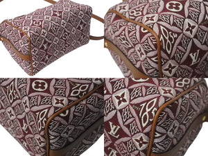 極美品 LOUIS VUITTON ルイヴィトン スピーディ バンドリエール25 ハンドバッグ M57231 ブラウン ワインレッド ゴールド金具 中古 4c073685