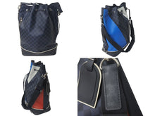 Load image into Gallery viewer, LOUIS VUITTON ルイヴィトン ノエ マラン ショルダーバッグ N41611 ダミエコバルト PVC レザー シルバー金具 美品 中古 4c073686