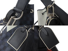 Load image into Gallery viewer, LOUIS VUITTON ルイヴィトン ノエ マラン ショルダーバッグ N41611 ダミエコバルト PVC レザー シルバー金具 美品 中古 4c073686
