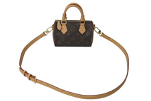 Load image into Gallery viewer, 極美品 LOUIS VUITTON ルイヴィトン ナノスピーディ ハンドバッグ 2WAYバッグ M81085 モノグラム PVC レザー 中古 4c073692