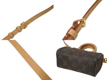 Load image into Gallery viewer, 極美品 LOUIS VUITTON ルイヴィトン ナノスピーディ ハンドバッグ 2WAYバッグ M81085 モノグラム PVC レザー 中古 4c073692