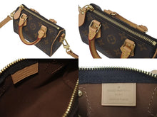 Load image into Gallery viewer, 極美品 LOUIS VUITTON ルイヴィトン ナノスピーディ ハンドバッグ 2WAYバッグ M81085 モノグラム PVC レザー 中古 4c073692