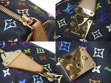 Load image into Gallery viewer, 極美品 LOUIS VUITTON ルイヴィトン キーポル45 ボストンバッグ M92640 モノグラム マルチカラー ブラック 村上隆 中古 4c073711