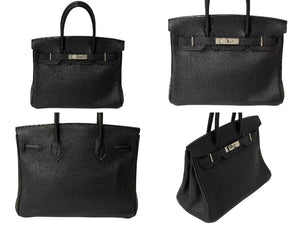 HERMES エルメス バーキン30 ハンドバッグ トゴ ブラック シルバー金具 ☐J刻印 2006年 美品 中古 4c073714
