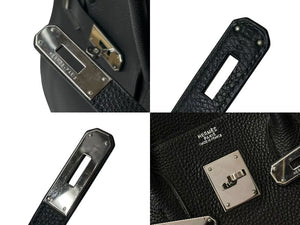 HERMES エルメス バーキン30 ハンドバッグ トゴ ブラック シルバー金具 ☐J刻印 2006年 美品 中古 4c073714