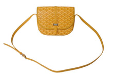 画像をギャラリービューアに読み込む, GOYARD ゴヤール ベルヴェデーレPM バッグ ショルダーバッグ BELVE3PMLTY08CG08P イエロー PVC レザー 美品 中古 4c073722