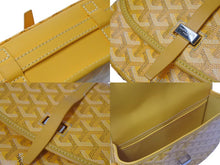 画像をギャラリービューアに読み込む, GOYARD ゴヤール ベルヴェデーレPM バッグ ショルダーバッグ BELVE3PMLTY08CG08P イエロー PVC レザー 美品 中古 4c073722
