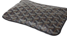 Load image into Gallery viewer, GOYARD ゴヤール セナPM クラッチバッグ SENAT2PMLTY01CL01P ブラック PVC レザー シルバー金具 美品 中古 4c073724