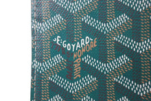 Load image into Gallery viewer, 新品未使用 GOYARD ゴヤール 財布 サントマ STTHOMPMLTY01CL01P マネークリップ カードケース グリーン PVC レザー 中古 4c073728