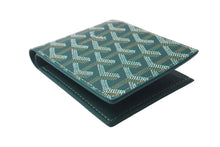 Load image into Gallery viewer, 新品未使用 GOYARD ゴヤール ヴィクトワール ウォレット 二つ折り財布 グリーン ゴヤールディンキャンバス 中古 4c073729