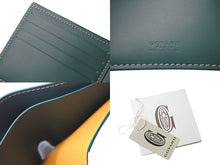 Load image into Gallery viewer, 新品未使用 GOYARD ゴヤール ヴィクトワール ウォレット 二つ折り財布 グリーン ゴヤールディンキャンバス 中古 4c073729