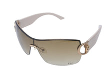 Load image into Gallery viewer, Christian Dior クリスチャンディオール DIOR BUCKLE 1 ディオールバックル1 サングラス QBR2K 120 ホワイト ブラウン 美品 中古 4c073733