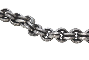 CHROME HEARTS クロムハーツ DOUBLE B RING ダブルBリング ブレスレット 重量約47.2g 腕回り約18.5cm 1998/.925刻印 美品 中古 4c073734