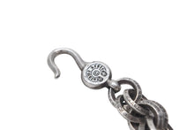 Load image into Gallery viewer, CHROME HEARTS クロムハーツ DOUBLE B RING ダブルBリング ブレスレット 重量約47.2g 腕回り約18.5cm 1998/.925刻印 美品 中古 4c073734